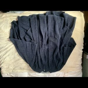 Black/navy trench coat